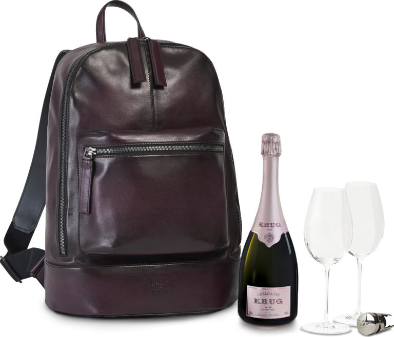 Chic et pratique, le sac ?� dos Berluti pour Krug - VieDeLuxe.fr